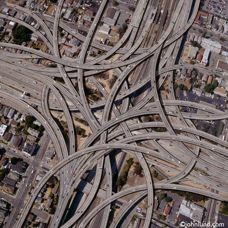 Photo:  Oakland freeways 